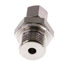 G 1/2'' Macho x 8L Racor de compresión recto de acero inoxidable 315 Bar DIN 2353