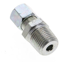 1/2'' NPT Macho x 10L Anillo de corte recto de acero galvanizado 315 Barra DIN 2353