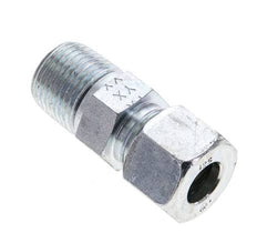 1/2'' NPT Macho x 12S Anillo de corte recto de acero galvanizado 630 Barra DIN 2353