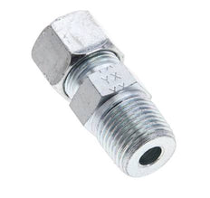 1/2'' NPT Macho x 12S Anillo de corte recto de acero galvanizado 630 Barra DIN 2353