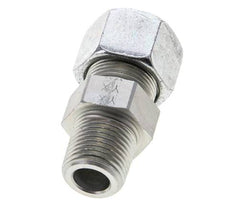 1/2'' NPT Macho x 16S Anillo de corte recto de acero galvanizado 400 Bar DIN 2353
