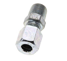 1/8'' NPT Macho x 6LL Anillo de corte recto de acero galvanizado 100 Bar DIN 2353