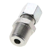 3/8'' NPT Macho x 8L Anillo de corte recto de acero galvanizado 315 Barra DIN 2353