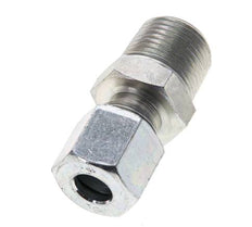 3/8'' NPT Macho x 8L Anillo de corte recto de acero galvanizado 315 Barra DIN 2353