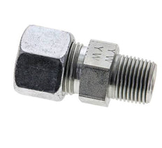 3/8'' NPT Macho x 12S Anillo de corte recto de acero galvanizado 630 Barra DIN 2353