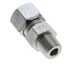 3/8'' NPT Macho x 12S Anillo de corte recto de acero galvanizado 630 Barra DIN 2353