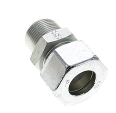 1'' NPT Macho x 25S Anillo de corte recto de acero galvanizado 400 Bar DIN 2353