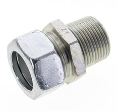 1'' NPT Macho x 28L Anillo de corte recto de acero galvanizado 160 Bar DIN 2353