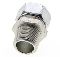 1'' NPT Macho x 28L Anillo de corte recto de acero galvanizado 160 Bar DIN 2353