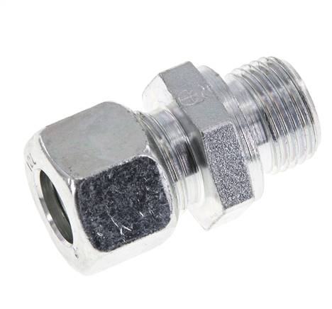 M18x1,5 Macho x 12L Anillo de corte recto de acero galvanizado 315 Barra DIN 2353