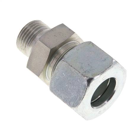 M18x1,5 Macho x 16S Anillo de corte recto de acero galvanizado 400 Bar DIN 2353