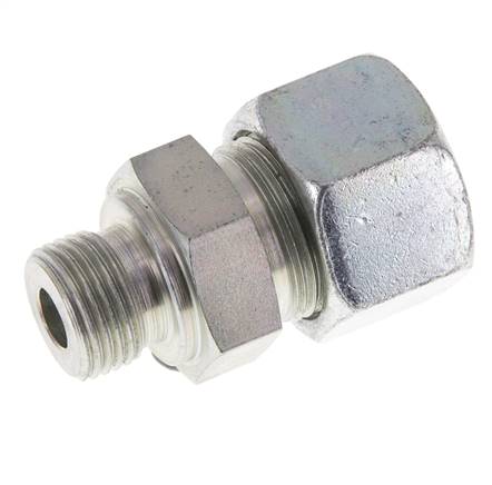 M18x1,5 Macho x 16S Anillo de corte recto de acero galvanizado 400 Bar DIN 2353