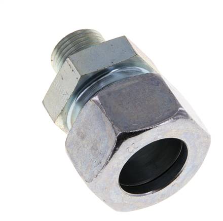 M18x1,5 Macho x 22L Anillo de corte recto de acero galvanizado 160 Bar DIN 2353