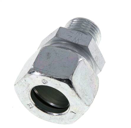 M18x1,5 Macho x 18L Anillo de corte recto de acero galvanizado 315 Barra DIN 2353