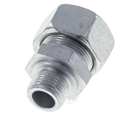 M18x1,5 Macho x 18L Anillo de corte recto de acero galvanizado 315 Barra DIN 2353