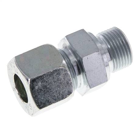 M20x1,5 Macho x 14S Anillo de corte recto de acero galvanizado 630 Barra DIN 2353