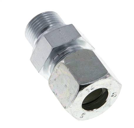 M20x1,5 Macho x 14S Anillo de corte recto de acero galvanizado 630 Barra DIN 2353