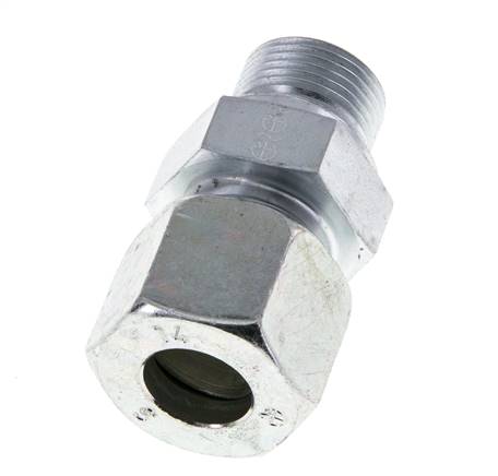 M20x1,5 Macho x 14S Anillo de corte recto de acero galvanizado 630 Barra DIN 2353