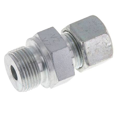 M22x1,5 Macho x 12S Anillo de corte recto de acero galvanizado 630 Barra DIN 2353