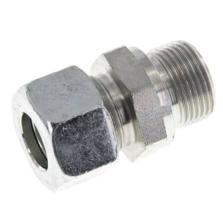 M22x1,5 Macho x 15L Anillo de corte recto de acero galvanizado 315 Barra DIN 2353