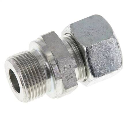 M22x1,5 Macho x 15L Anillo de corte recto de acero galvanizado 315 Barra DIN 2353