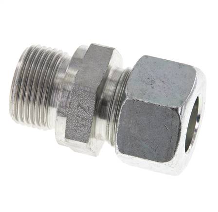 M22x1,5 Macho x 15L Anillo de corte recto de acero galvanizado 315 Barra DIN 2353