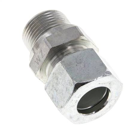 M22x1,5 Macho x 15L Anillo de corte recto de acero galvanizado 315 Barra DIN 2353