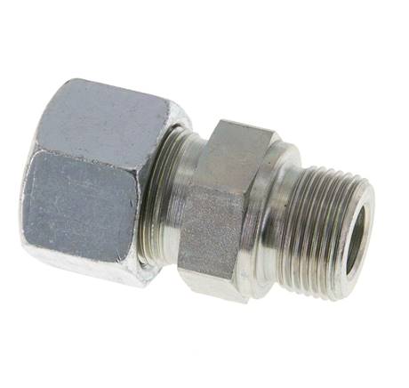 M22x1,5 Macho x 16S Anillo de corte recto de acero galvanizado 400 Bar DIN 2353