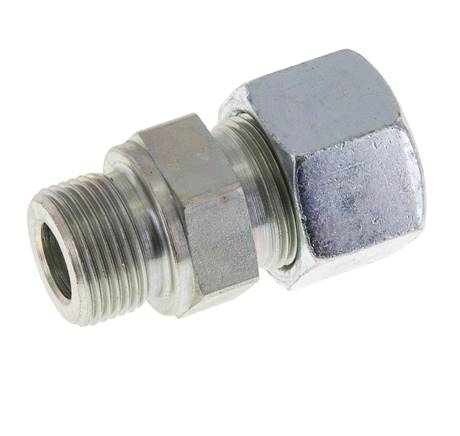 M22x1,5 Macho x 16S Anillo de corte recto de acero galvanizado 400 Bar DIN 2353