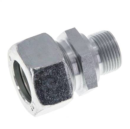 M22x1,5 Macho x 22L Anillo de corte recto de acero galvanizado 160 Bar DIN 2353