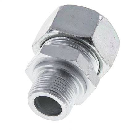 M22x1,5 Macho x 22L Anillo de corte recto de acero galvanizado 160 Bar DIN 2353