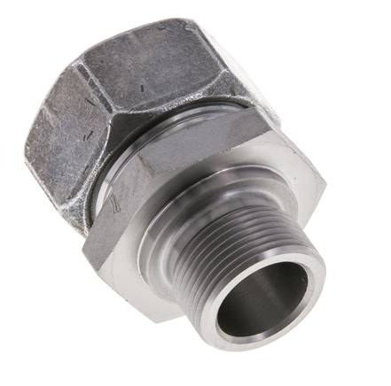 M26x1,5 Macho x 28L Anillo de corte recto de acero galvanizado 160 Bar DIN 2353
