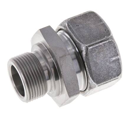 M26x1,5 Macho x 28L Anillo de corte recto de acero galvanizado 160 Bar DIN 2353