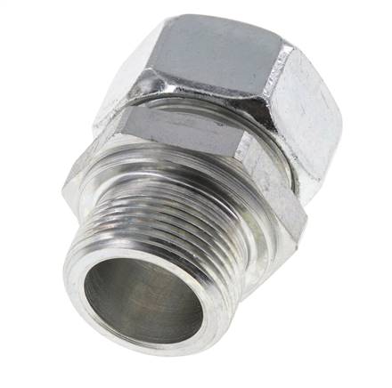 M33x2 Macho x 28L Anillo de corte recto de acero galvanizado 160 Bar DIN 2353