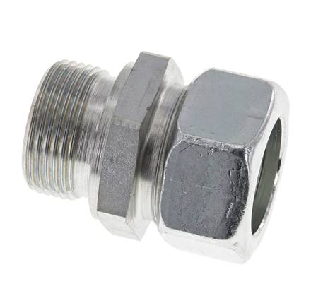 M33x2 Macho x 28L Anillo de corte recto de acero galvanizado 160 Bar DIN 2353