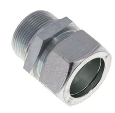 M42x2 Macho x 35L Anillo de corte recto de acero galvanizado 160 Bar DIN 2353