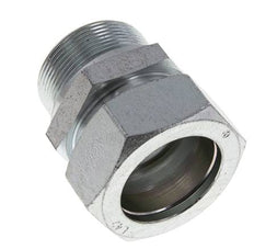 M48x2 Macho x 42L Anillo de corte recto de acero galvanizado 160 Bar DIN 2353