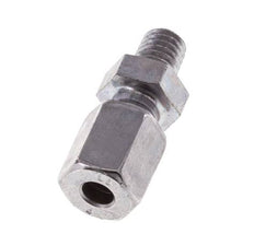 M6 Macho x 4LL Anillo de corte recto de acero galvanizado 100 Bar DIN 2353