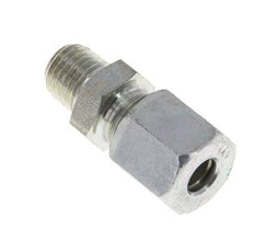 M8x1 Macho x 5LL Anillo de corte recto de acero galvanizado 100 Bar DIN 2353