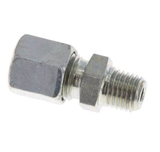 M8x1 Macho x 5LL Anillo de corte recto de acero galvanizado 100 Bar DIN 2353