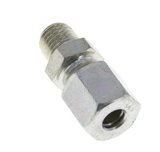 M8x1 Macho x 5LL Anillo de corte recto de acero galvanizado 100 Bar DIN 2353