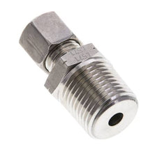 1/2'' NPT Macho x 8L Anillo de corte recto de acero inoxidable 315 Barra DIN 2353