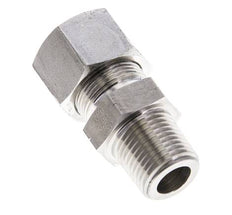 1/2'' NPT Macho x 16S Anillo de corte recto de acero inoxidable 400 Bar DIN 2353