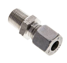 1/4'' NPT Macho x 8L Anillo de corte recto de acero inoxidable 315 Barra DIN 2353