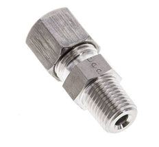 1/4'' NPT Macho x 8S Anillo de corte recto de acero inoxidable 630 Barra DIN 2353
