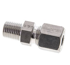 1/4'' NPT Macho x 8S Anillo de corte recto de acero inoxidable 630 Barra DIN 2353