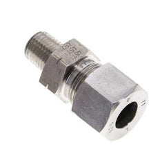 1/4'' NPT Macho x 12S Anillo de corte recto de acero inoxidable 630 Barra DIN 2353