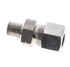 1/4'' NPT Macho x 12S Anillo de corte recto de acero inoxidable 630 Barra DIN 2353