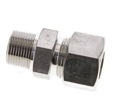 3/4'' NPT Macho x 20S Anillo de corte recto de acero inoxidable 400 Bar DIN 2353
