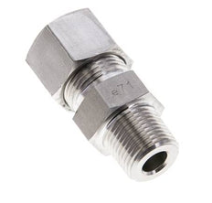 3/8'' NPT Macho x 12S Anillo de corte recto de acero inoxidable 630 Barra DIN 2353